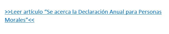 Declaracion Anual Personas morales