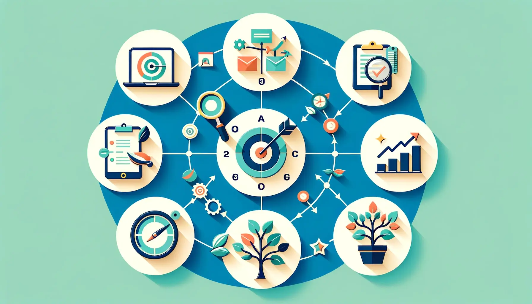 imagen ilustrativa de sistema de gestion empresarial